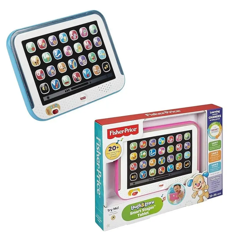 Fisher Price Tablet Ridi e Impara, Gioco Elettronico per Bambini 12-36 Mesi