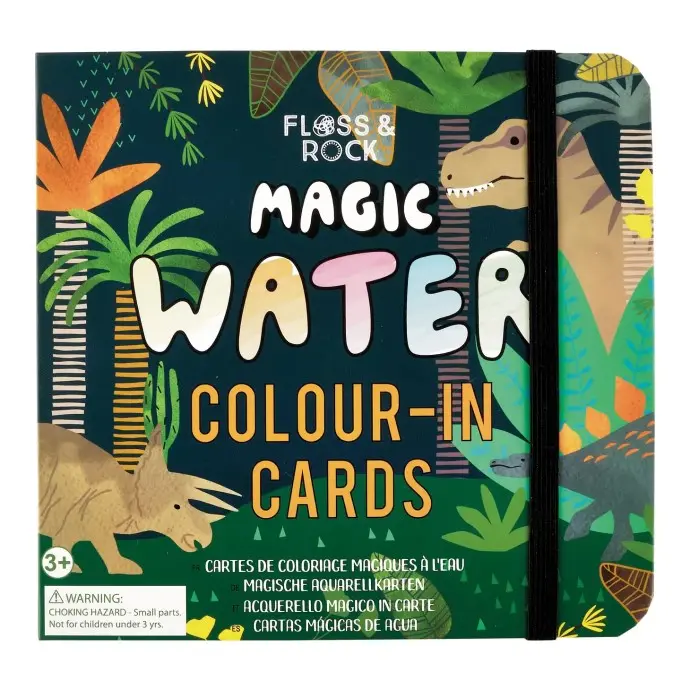 Floss e Rock - Colori magici ad acqua - Dinosauri