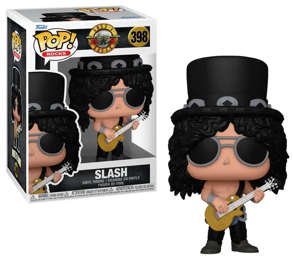Funko Pop GUN N ROSES - POP Rocks N° 398 - Slash (1980's)