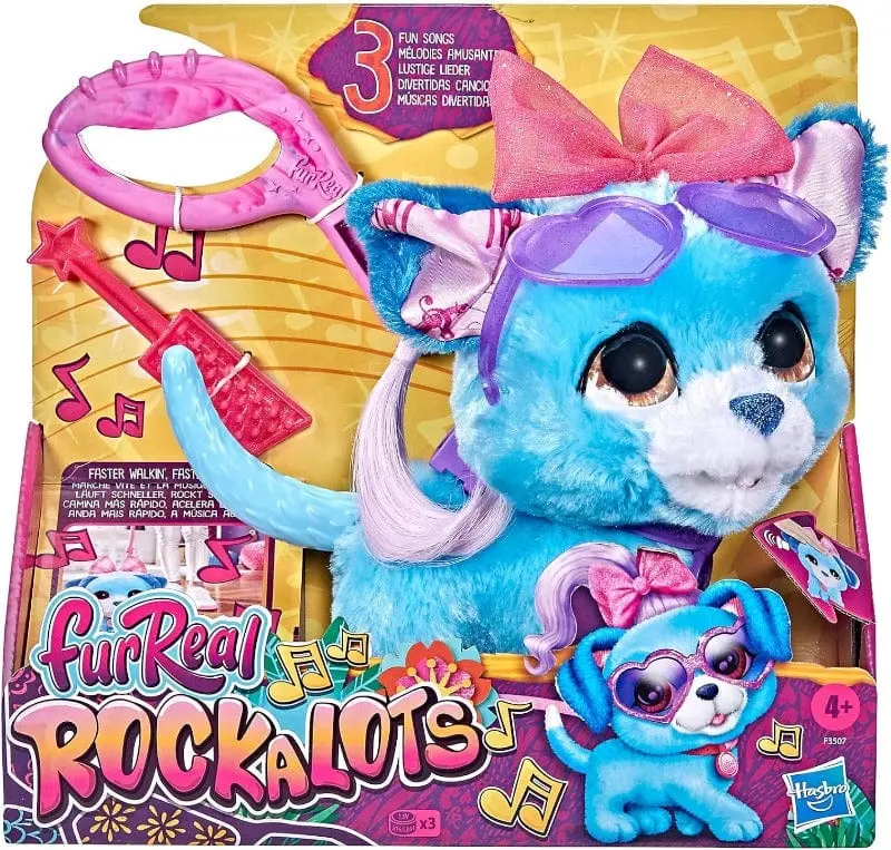 Fur Real Friends Rockalots Cagnolino da passeggio