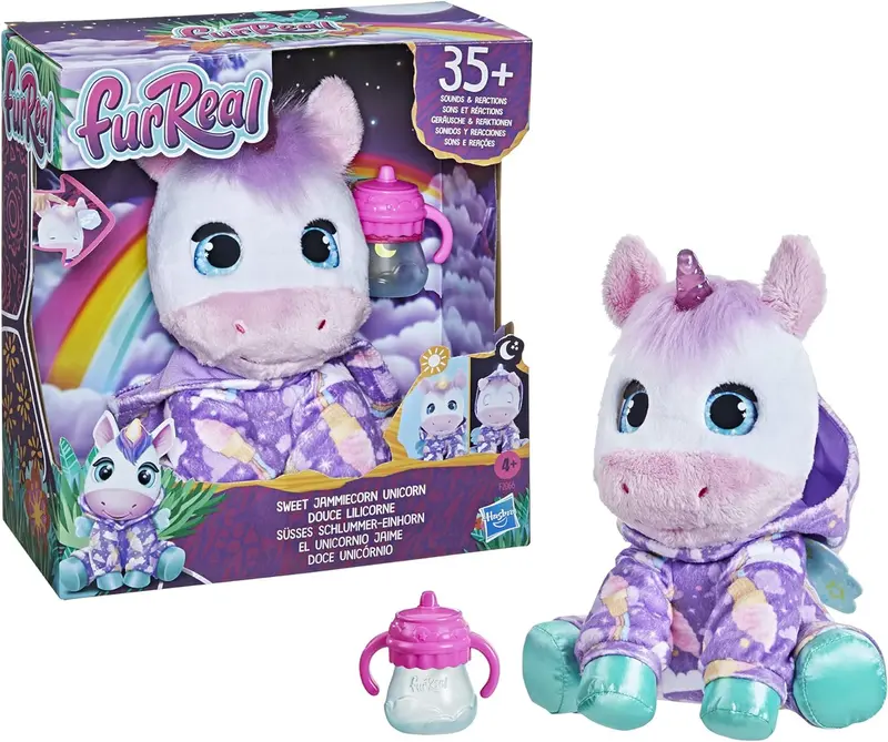 Fur Real Unicorno Interattivo Jammiecorn con più di 35 Suoni e Reazioni