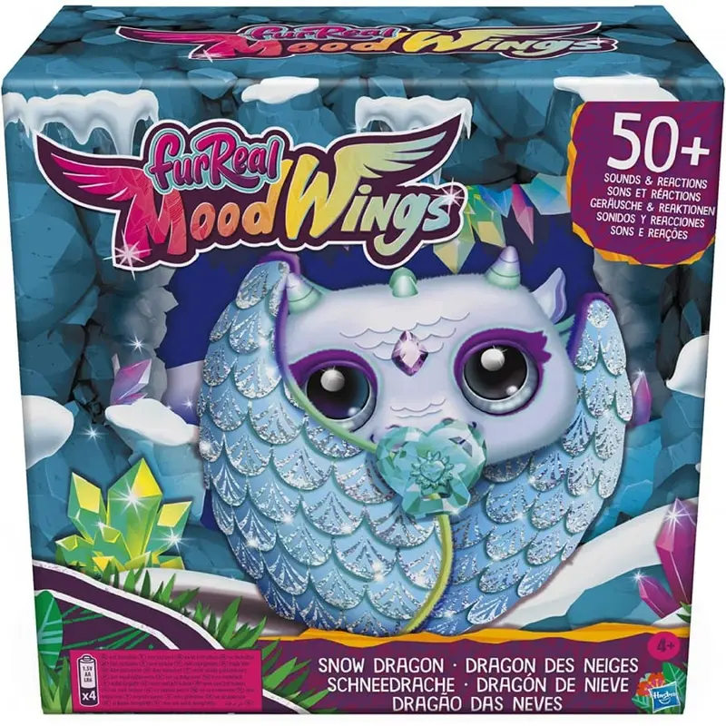FurReal Draghetto Interattivo Snow Dragon, Drago Mood Wings