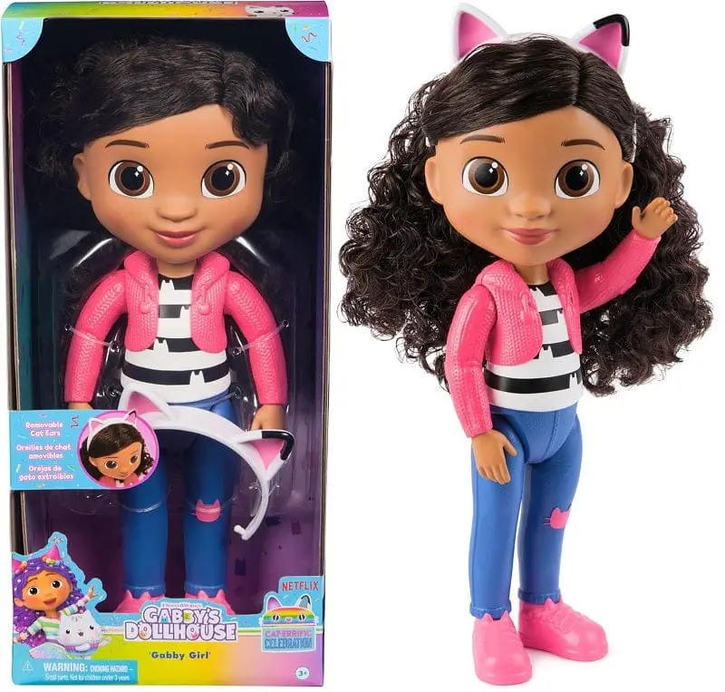 Gabby Dollhouse La Bambola Di Gabby da 33cm Value con fascia rimovibile orecchie di gattino