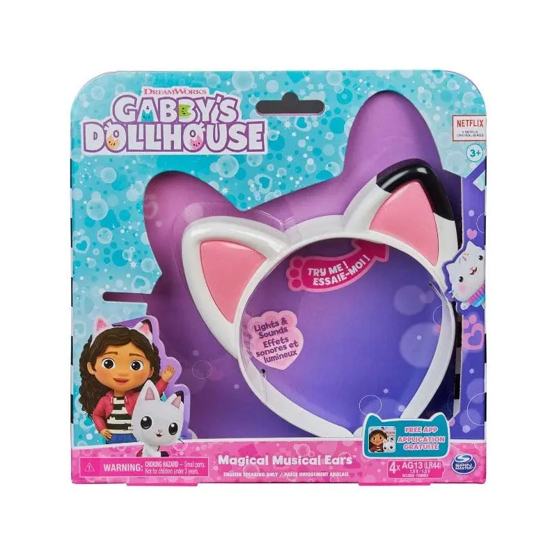 Gabby Dollhouse Orecchie Magiche con Luci e Suoni