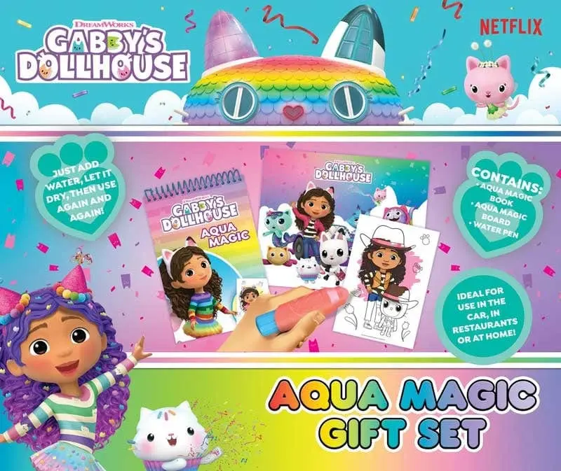 Gabby La Casa delle Bambole Aqua Magic, Penna Speciale che Colora con Acqua