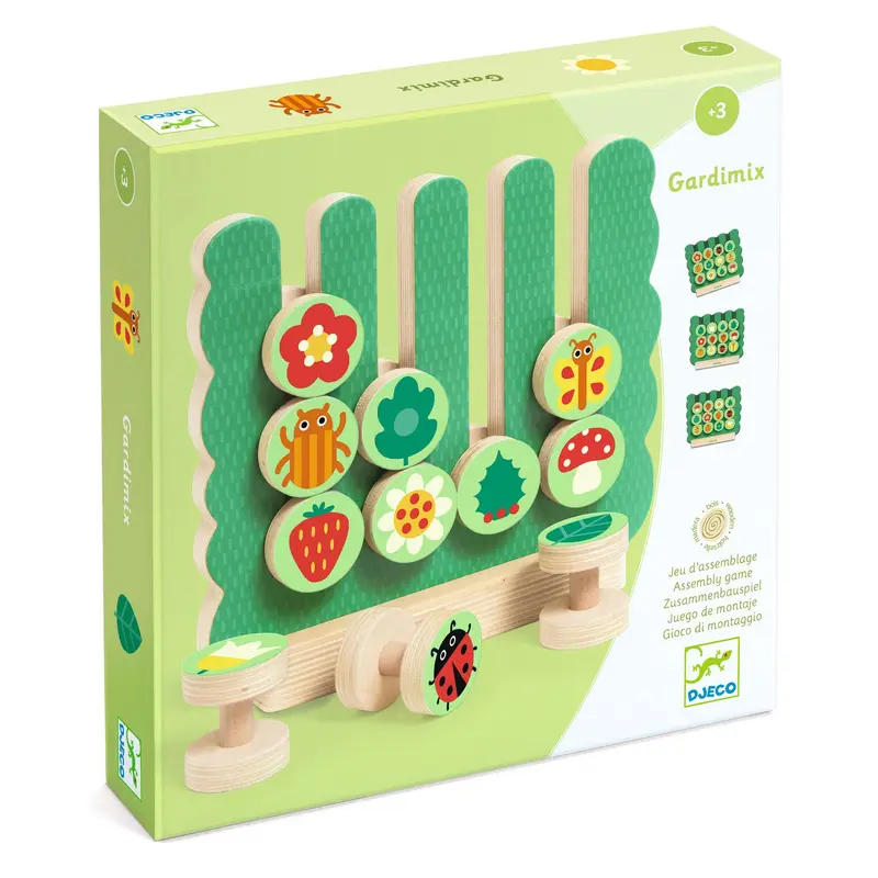 Gardimix - Gioco in legno FSC 100% per forme e colori