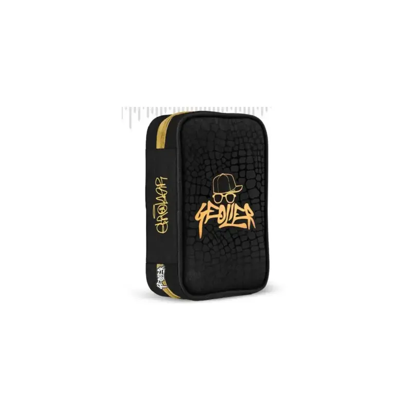 Geolier Astuccio Scuola 1 Zip nero completo