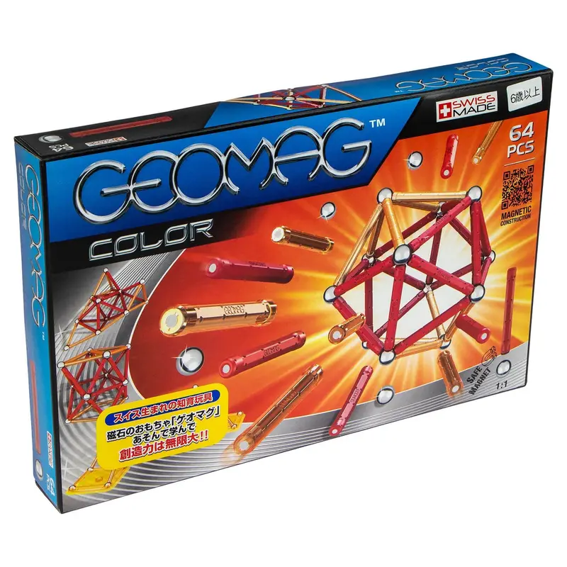 Geomag Color | Costruzioni Magnetiche 64 pz