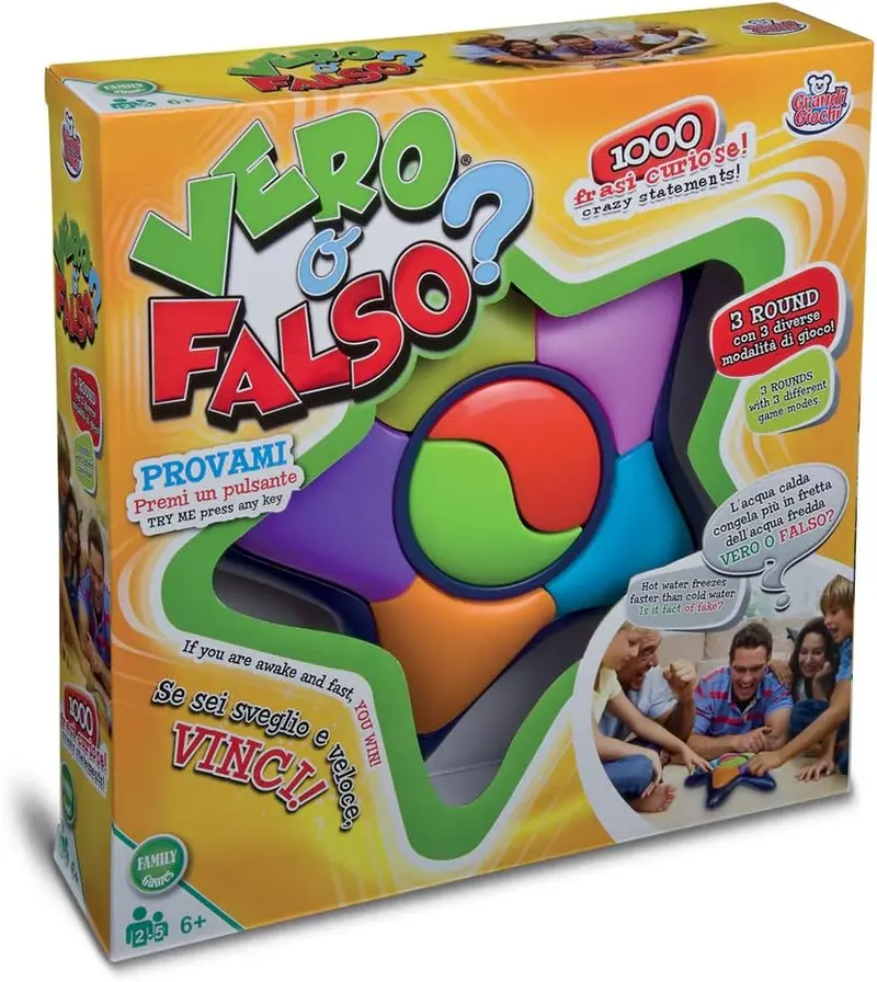 GG00173 Grandi Giochi - Vero o Falso