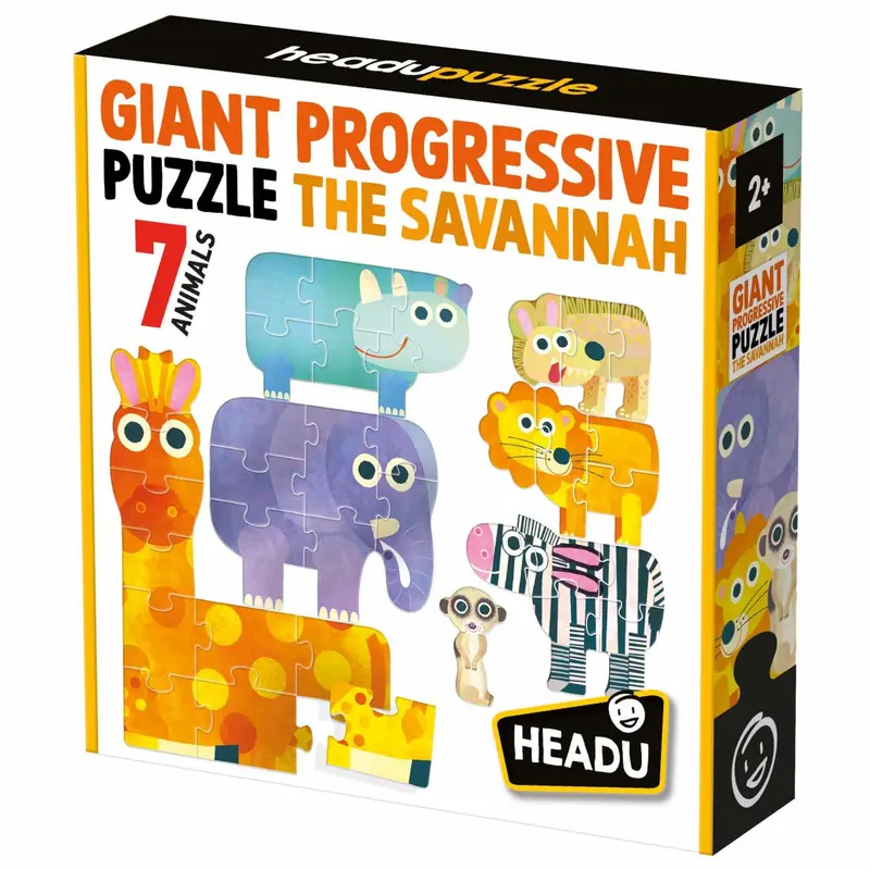 Headu Giant Progressive Puzzle The Savannah