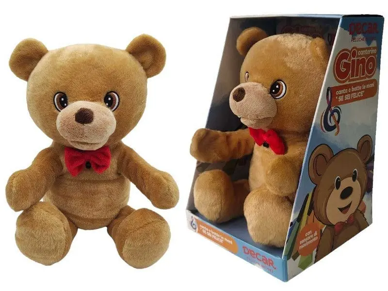 Gino Canterino, Peluche che Canta "Se sei Felice" e Batte le Mani