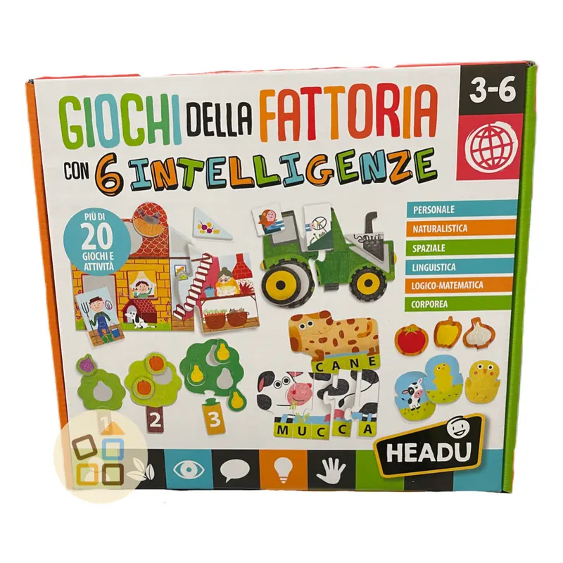 Giochi della Fattoria con 6 intelligenze - Headu