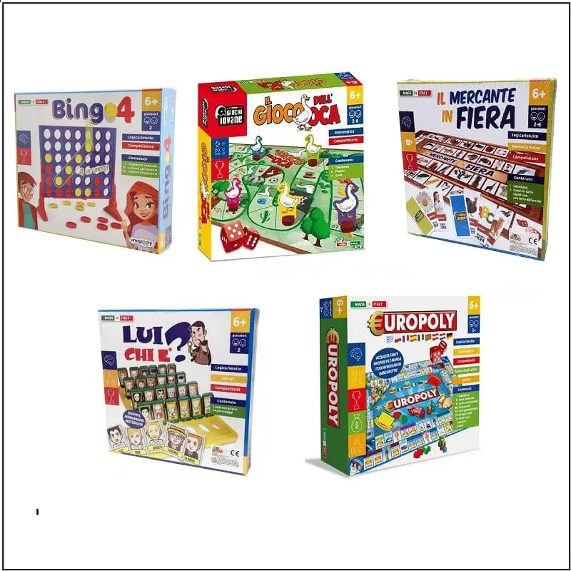 Giochi di Società Made in Italy per tutta la Famiglia - Promo Outlet UnoGiochi