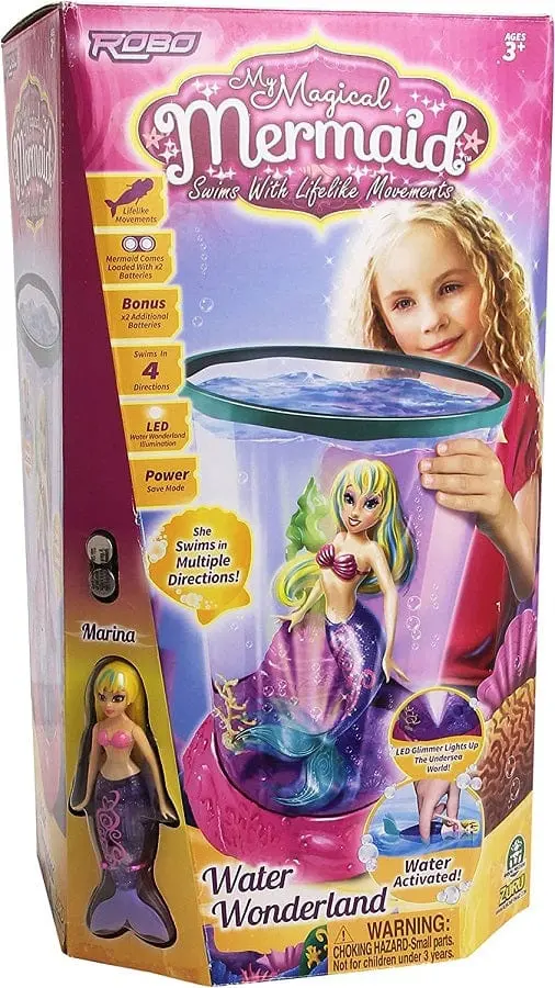 Giochi Preziosi, Playset con Bambola Sirena che Nuota Davvero