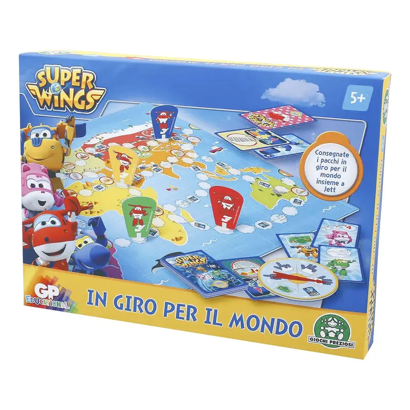 Gioco da Tavolo Super Wings in Giro per il Mondo
