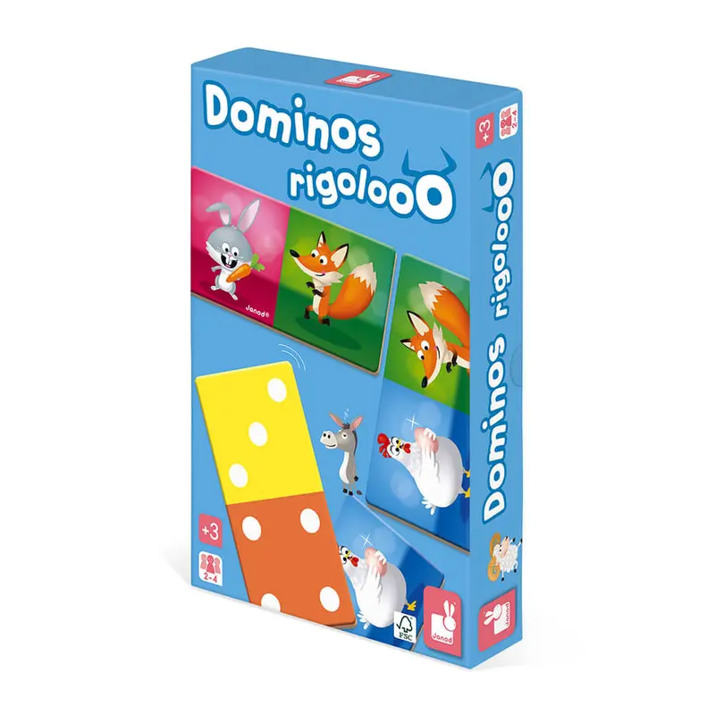 Gioco Domino Rigolooo - Janod - Art. 02737