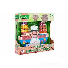 GIOCO EQUILIBRO PASTICCERE IN LEGNO