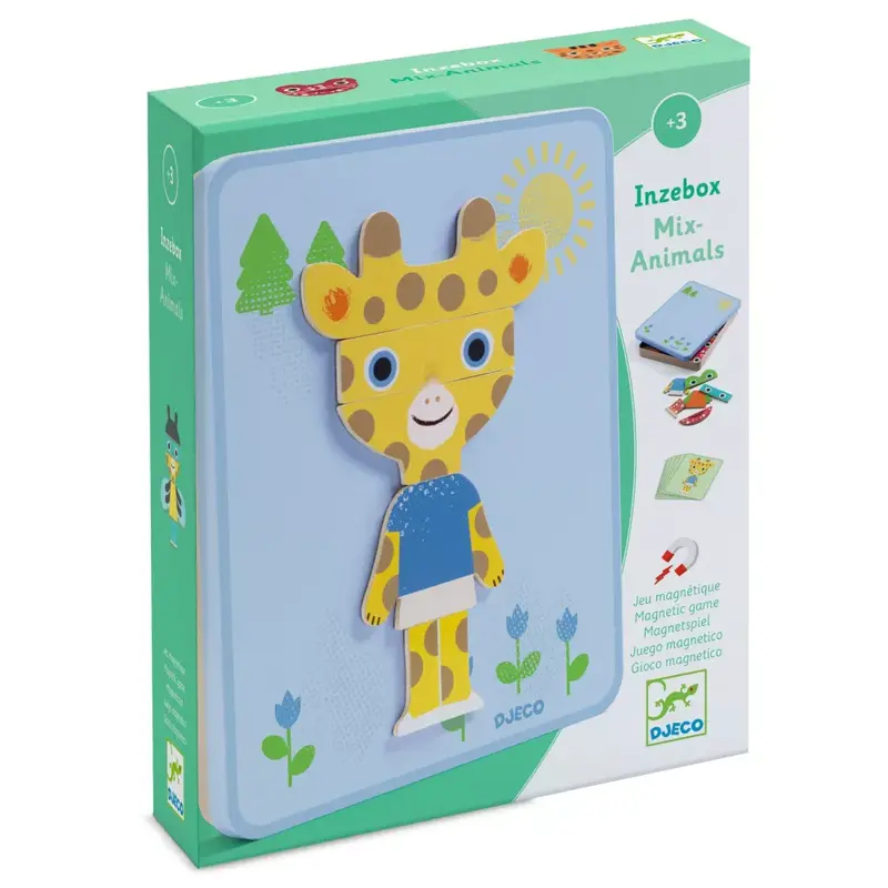 Gioco Magnetico Inzebox Mix Animals Djeco