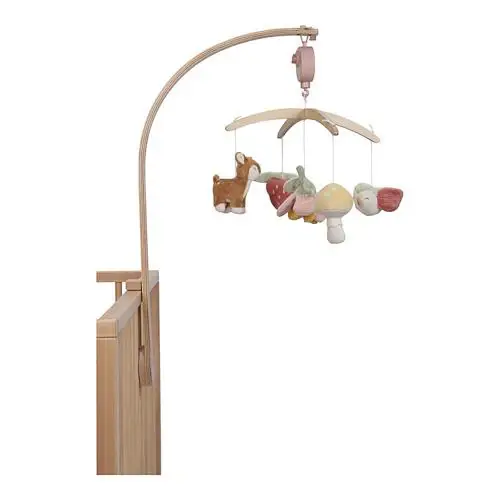 Giostrina Musicale in Legno Rosa Fairy Garden Wooden Music Mobile Fairy Garden (LD9000)