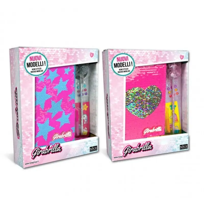Girabrilla Diario con Paillettes cambia Colore Reversibili