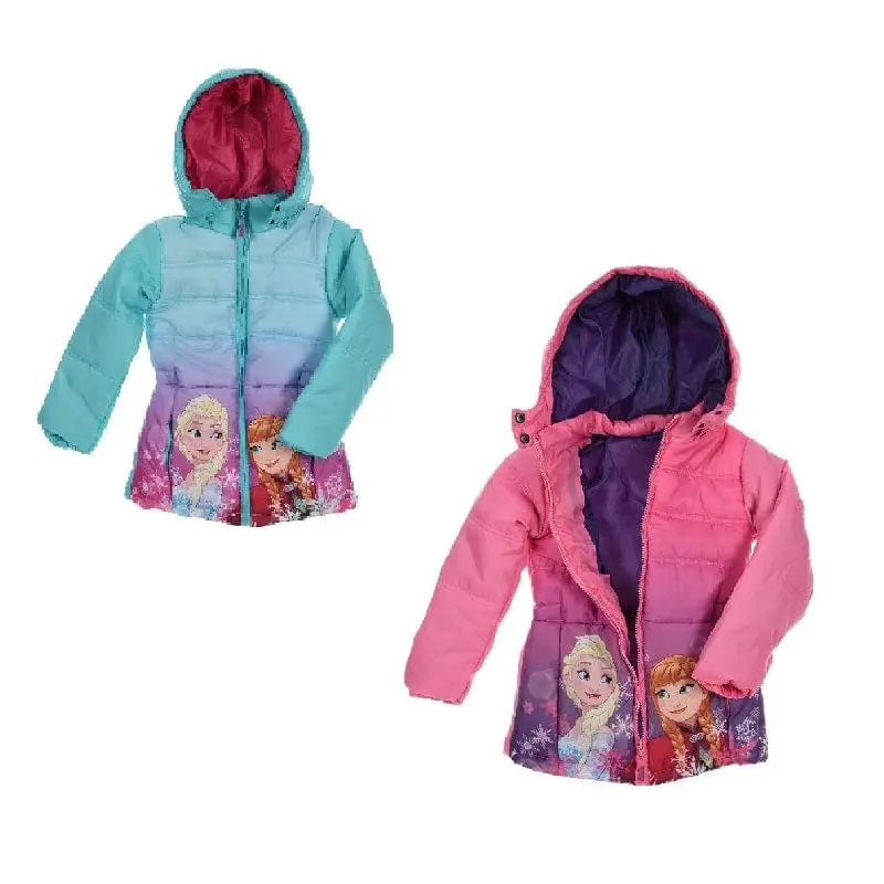 Giubbotto Bambina Disney Frozen, Bomber Elsa e Anna