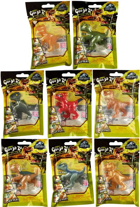 Goo Jit Zu Jurassic World, Mini Dinosauri Allungabili