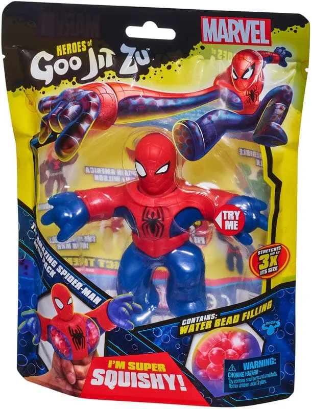 Goo Jit Zu Marvel Super Eroi Allungabili, Spiderman