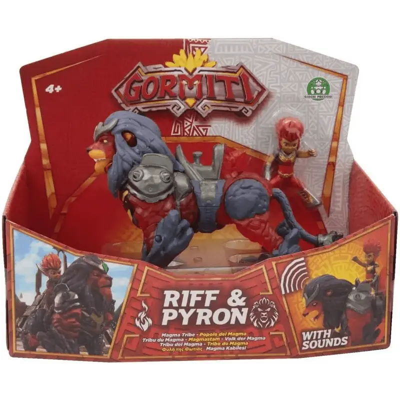 Gormiti Riff e Pyron con suoni