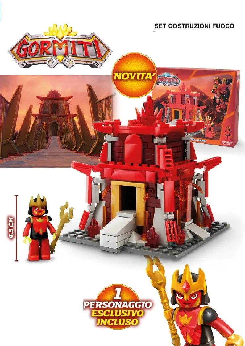 Gormiti Set Costruzioni Fuoco