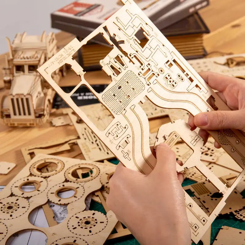 Grand Prix Car - Puzzle legno 3D