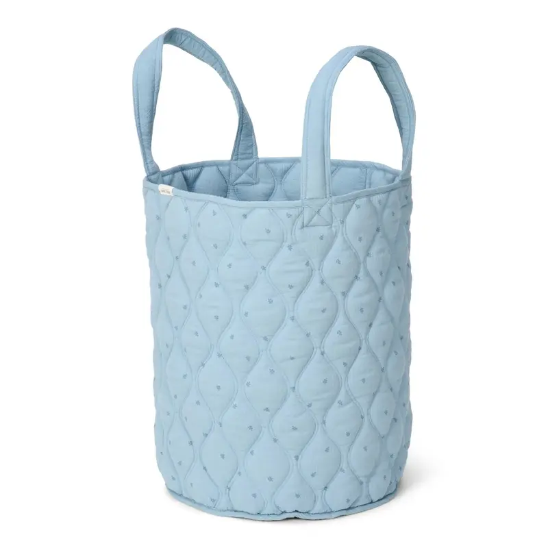 Grande Cesto Portaoggetti Blue Denim Cesta - Storage Basket Large Blue (DE30345035)