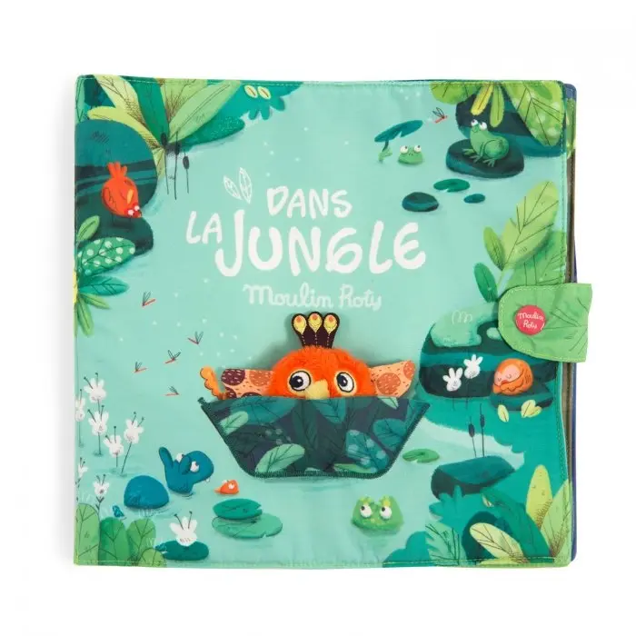 Grande Libro Attività Moulin Roty Dans la Jungle