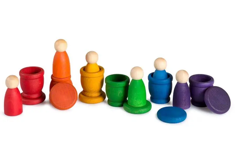 Grapat Nins® Mates & Coins – Personaggi e Monete in Legno