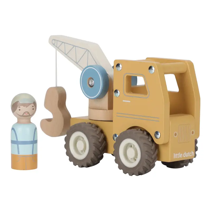 Gru in Legno - Wooden Crane Yellow (LD2530)