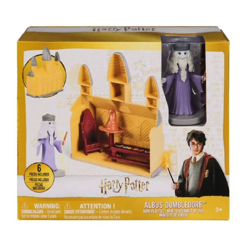 Harry Potter Hogwarts Mini Playset con Personaggi e Ambientazioni