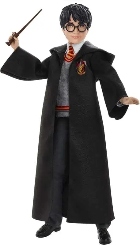 Harry Potter personaggio 30cm con Uniforme di Hogwarts e Bacchetta Magica