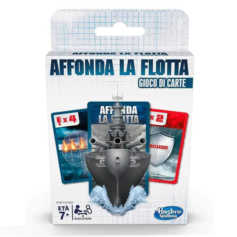 Hasbro Gaming Affonda la Flotta, Gioco di Carte Battaglia Navale