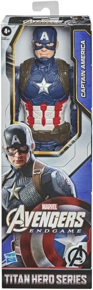 Hasbro Marvel Avengers, Titan Hero Series, Capitan America, Action Figure Da 30 Cm