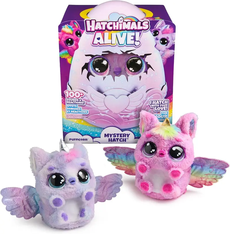 Hatchimals Alive Magico e Interattivo Pufficorn