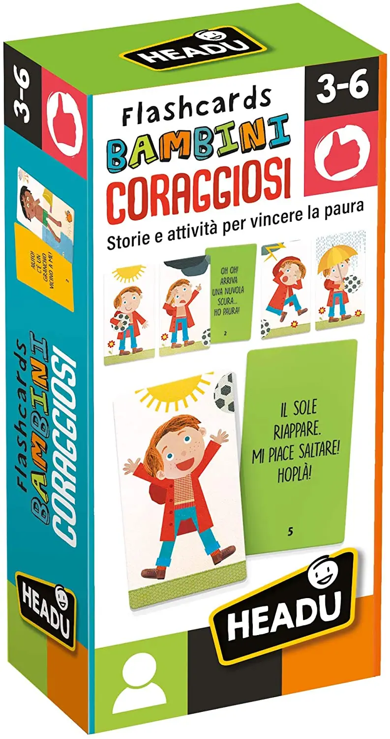 Headu Flashcards Bambini Coraggiosi