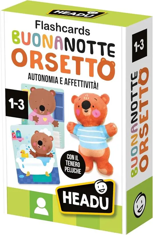 Headu Flashcards Buonanotte Orsetto