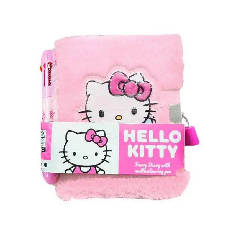Hello Kitty Diario Segreto con Lucchetto e Penna Multicolor