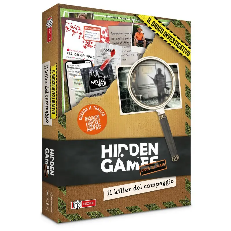 Hidden Games - Il Killer Del Campeggio. Gioco da tavolo