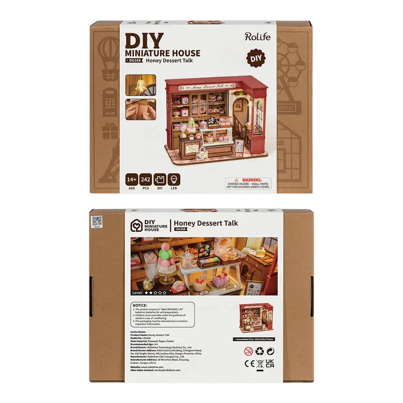 Honey Dessert Talk "Pasticceria" - Modellismo Kit fai-da-te