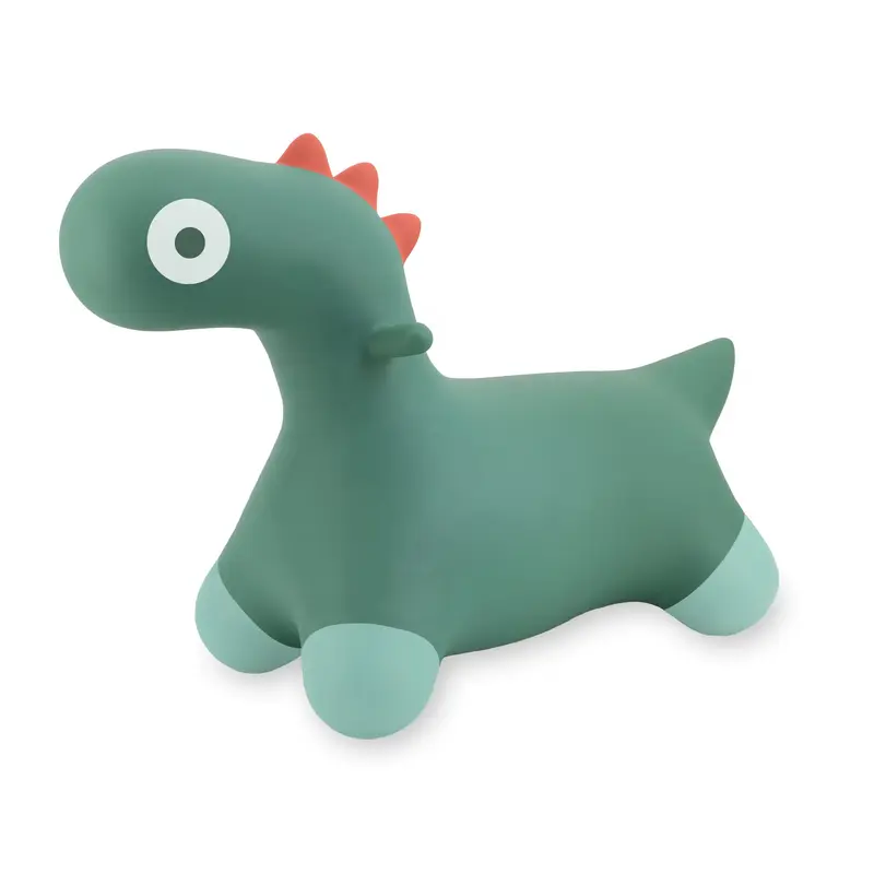 Hoppy Dino Garden Green Verde Giocattolo Cavalcabile Gonfiabile Saltellante