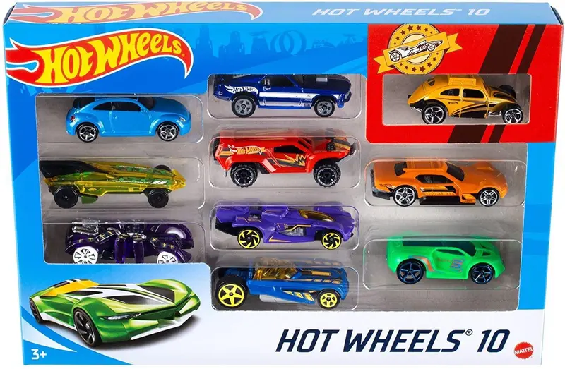 Hot Wheels Confezione 10 Veicoli