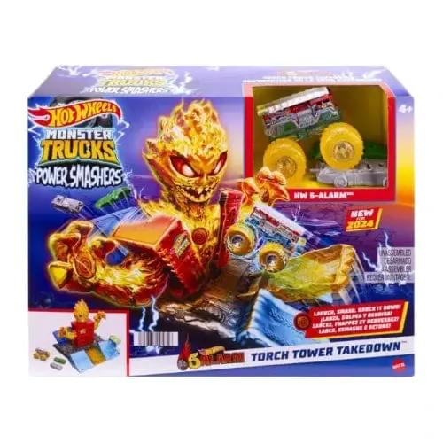 Hot Wheels Monster Trucks Arena – Playset Scontri Semifinali con 2 Auto da Distruggere