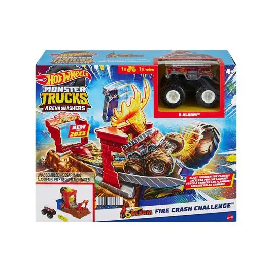 Hot Wheels playset Fire Crash Challenge