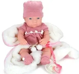 Hungary Toys Bambola Vestito Rosa 42 cm