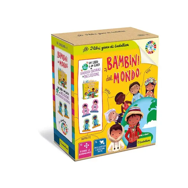 I Libri gioco di Ludattica, Bambini dal Mondo